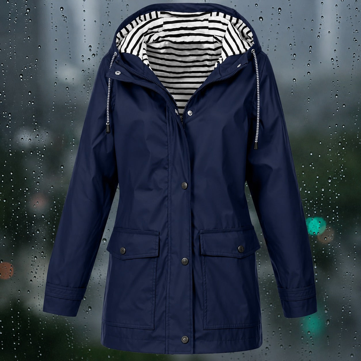 Lea - Functional coat with hood