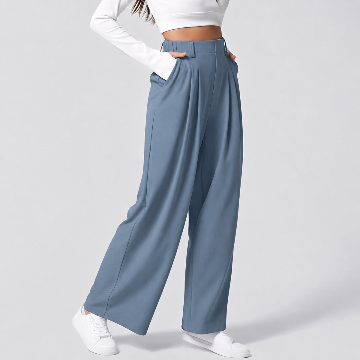 Montana - Stretchy Straight-Leg Pants for Women