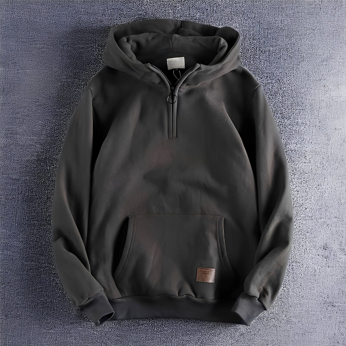 Tommy - Retro zip-up hoodie for men