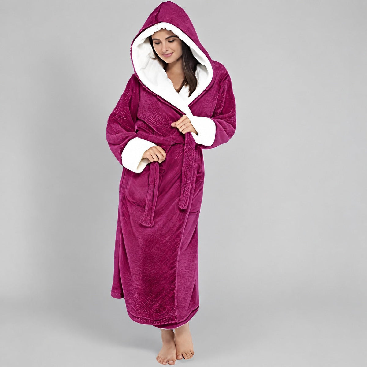 Aleta - Comfortable, long robe for women