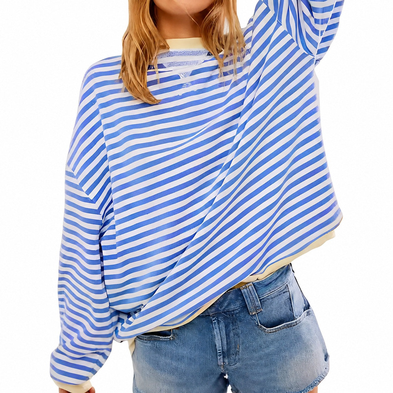 Judith - Casual striped women's sweater