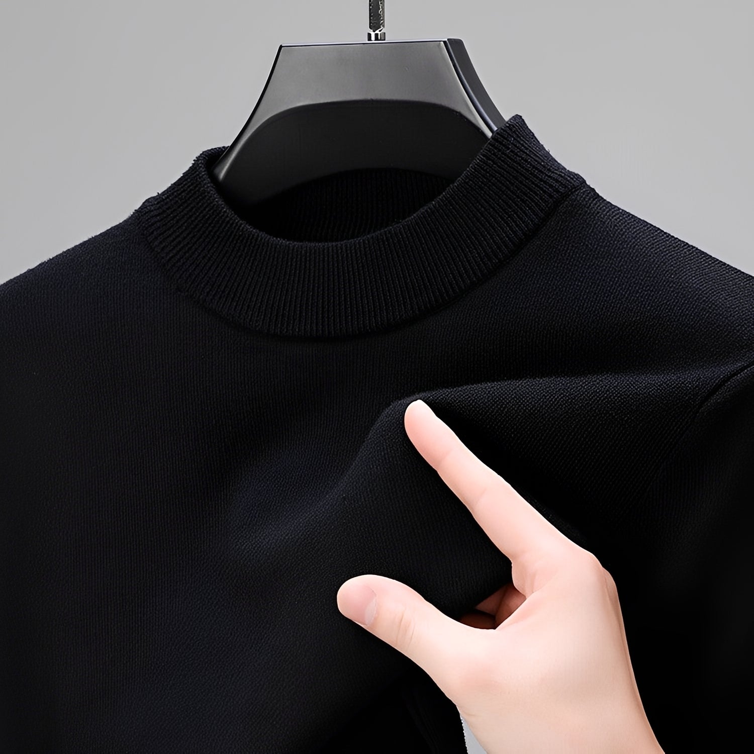 Giorgio - Casual Men's Sweater with Hem