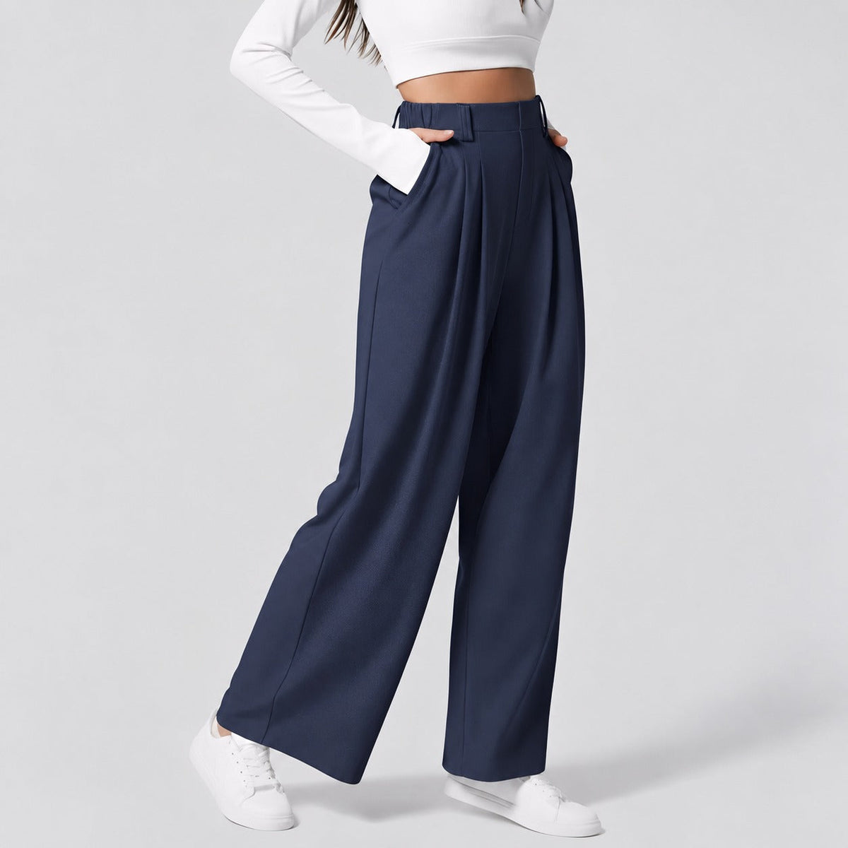 Montana - Stretchy Straight-Leg Pants for Women