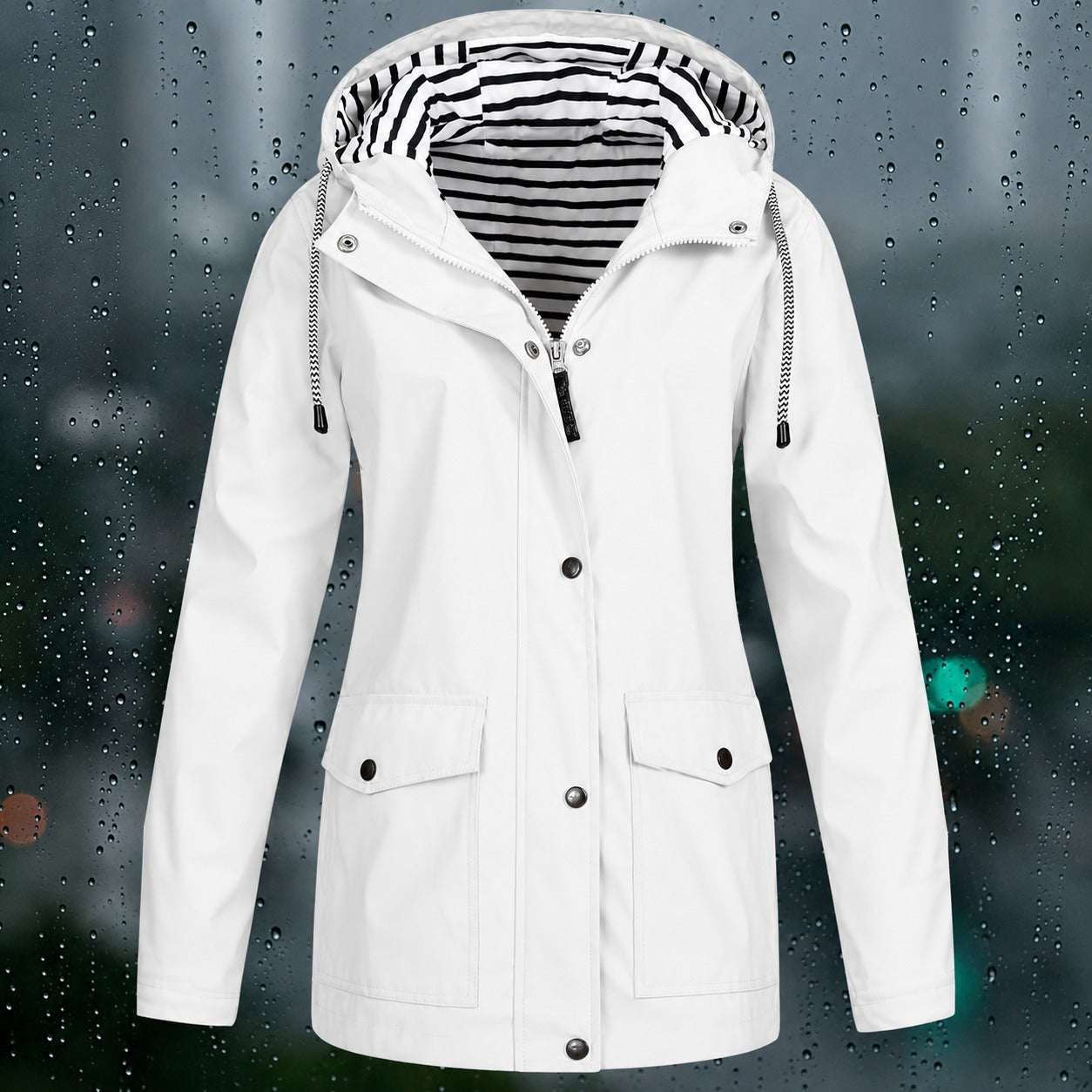 Lea - Functional coat with hood