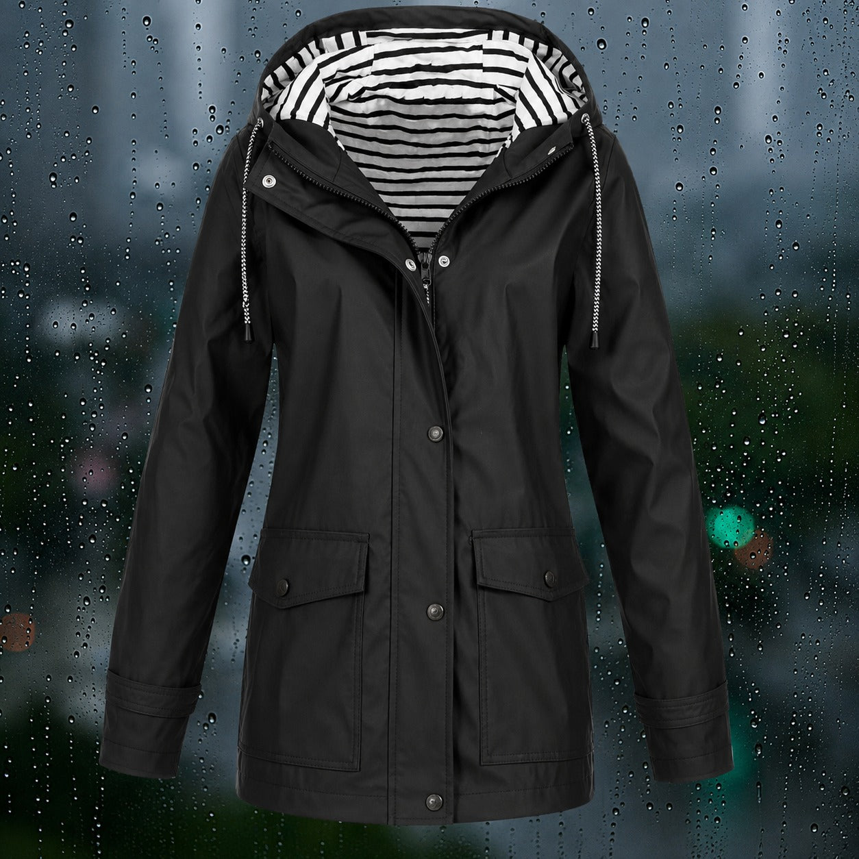Lea - Functional coat with hood