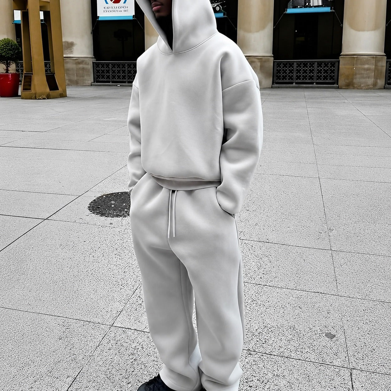 Marco - Warm oversized hoodie set for men