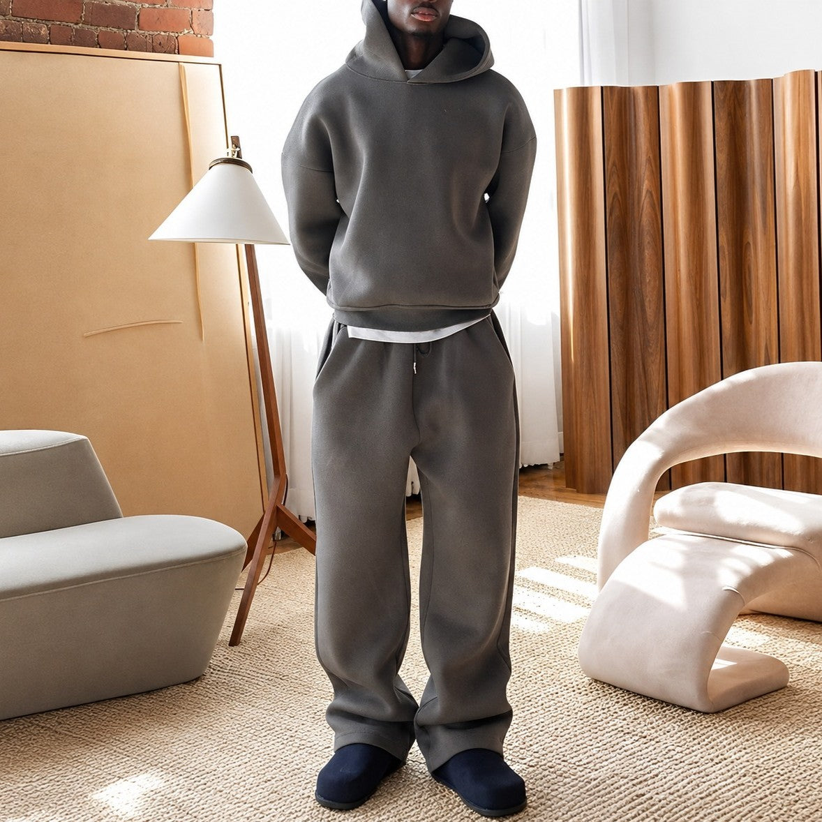 Marco - Warm oversized hoodie set for men