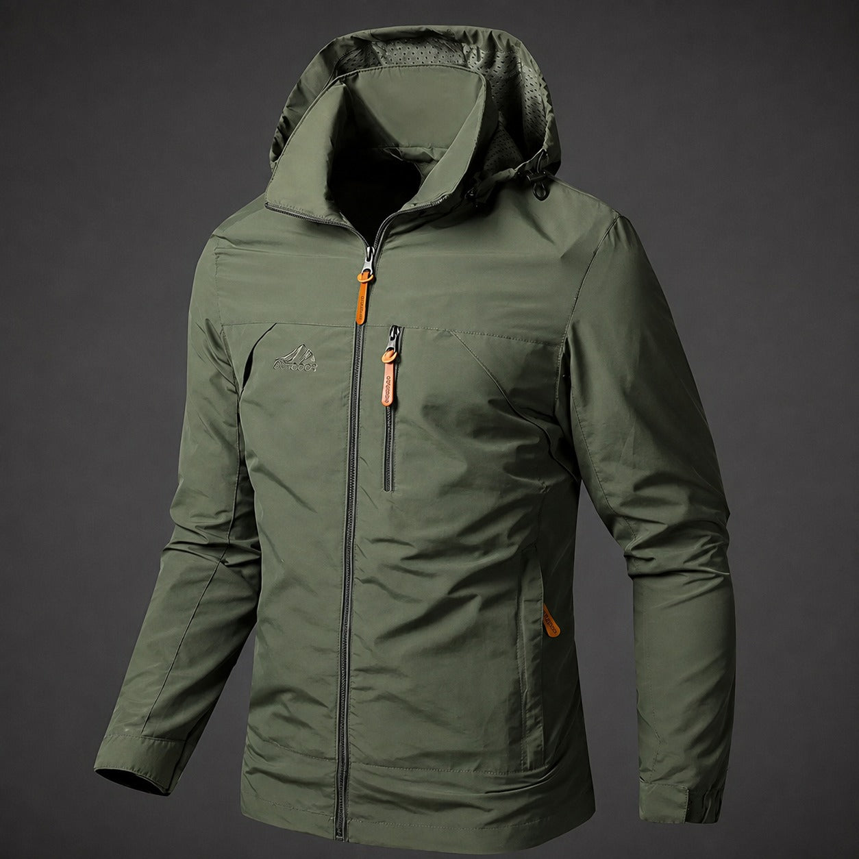 Estefan - Stylish men's jacket with hood