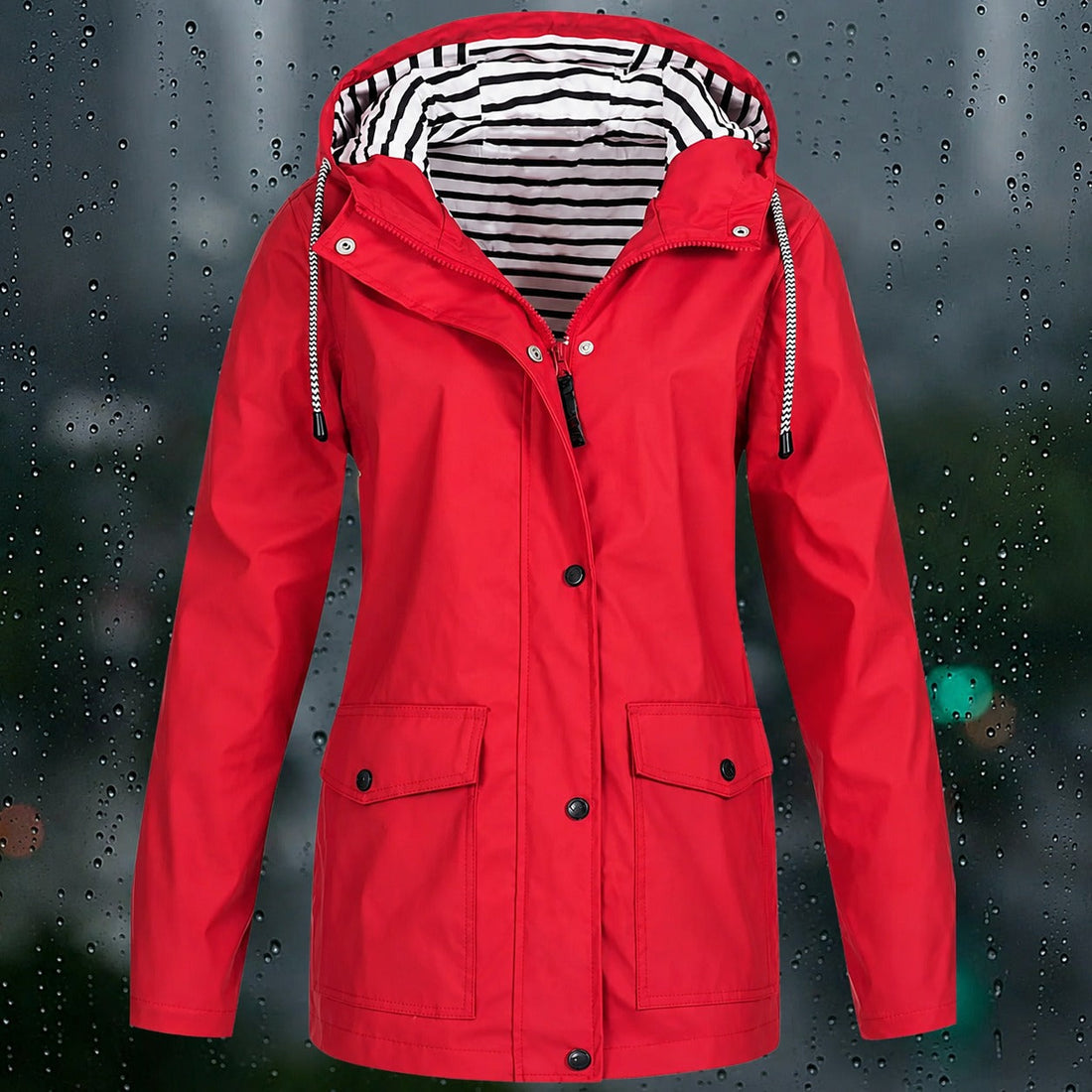 Lea - Functional coat with hood