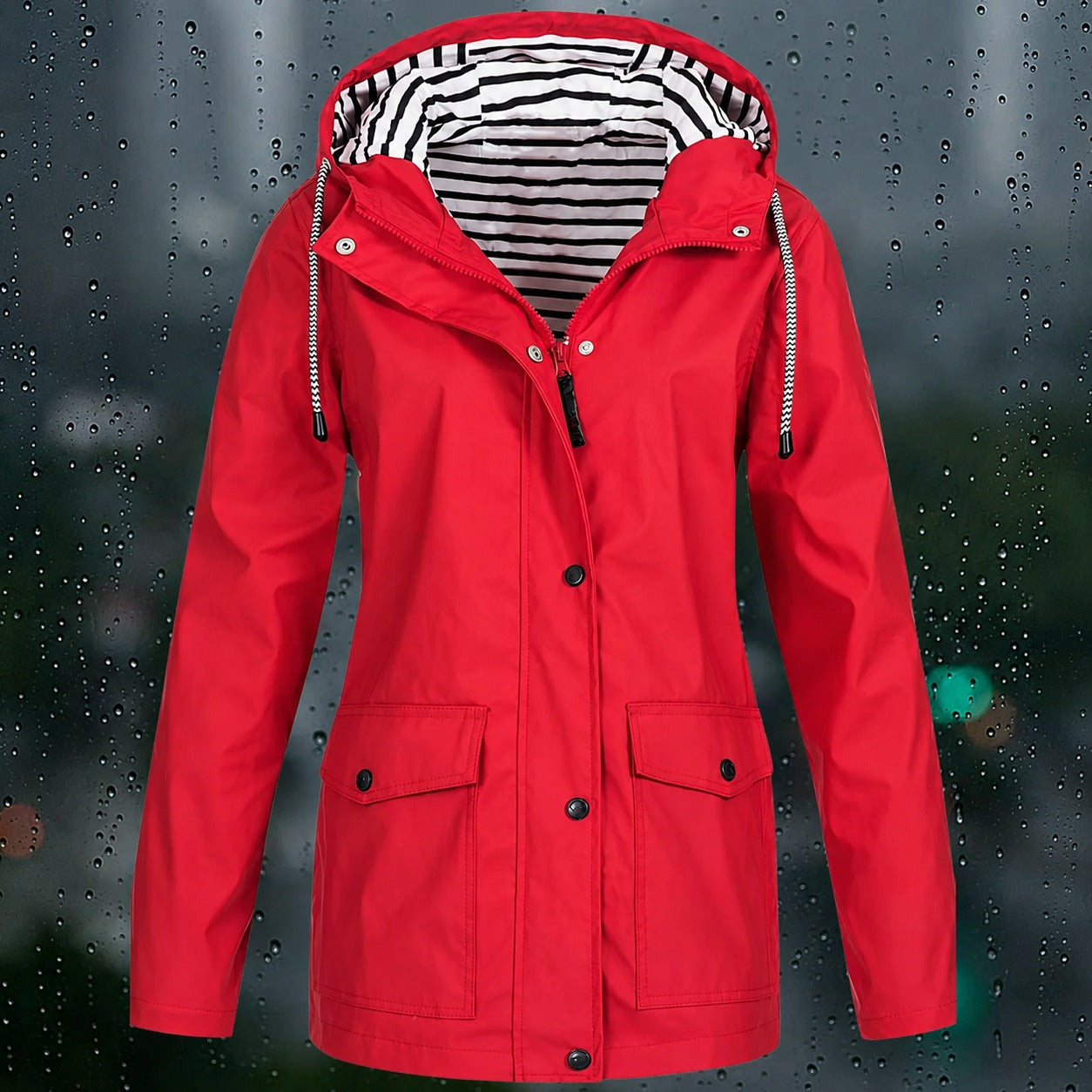 Lea - Functional coat with hood