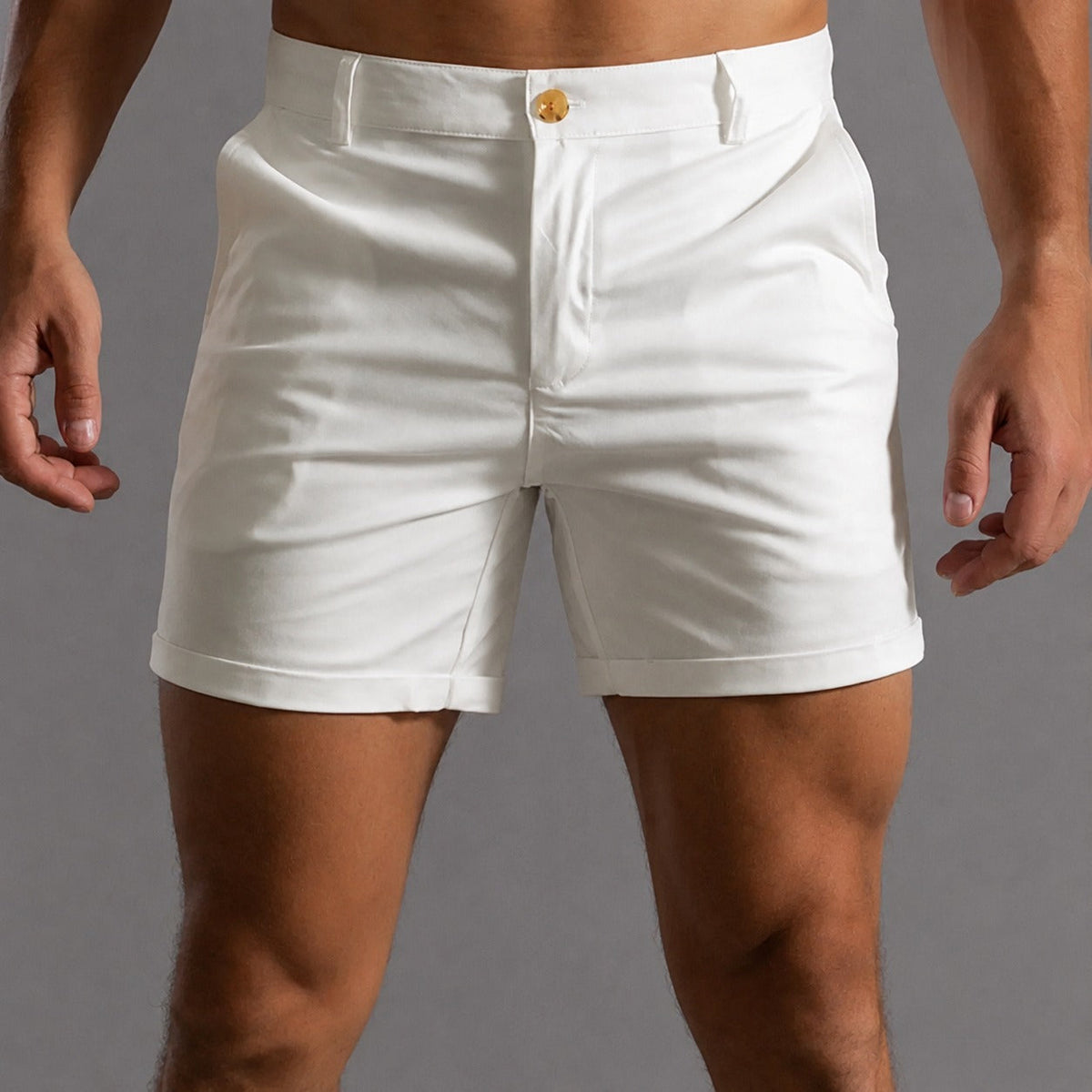 Andrie - Men's stylish chino shorts