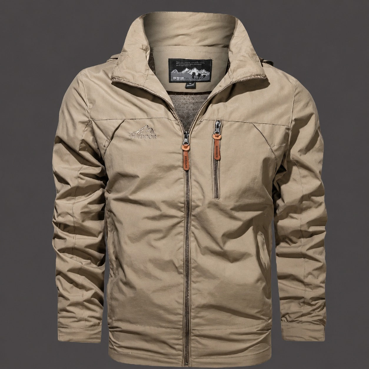 Estefan - Stylish men's jacket with hood