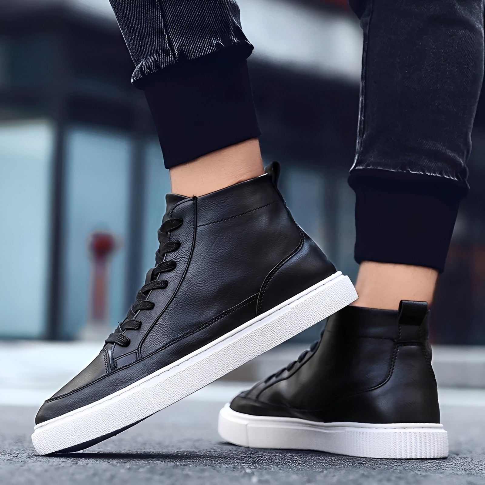 Albert - Stylish high-top sneakers for men