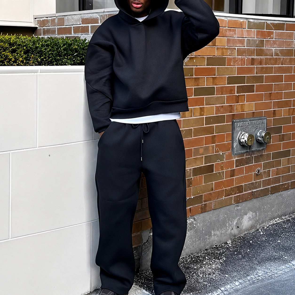 Marco - Warm oversized hoodie set for men
