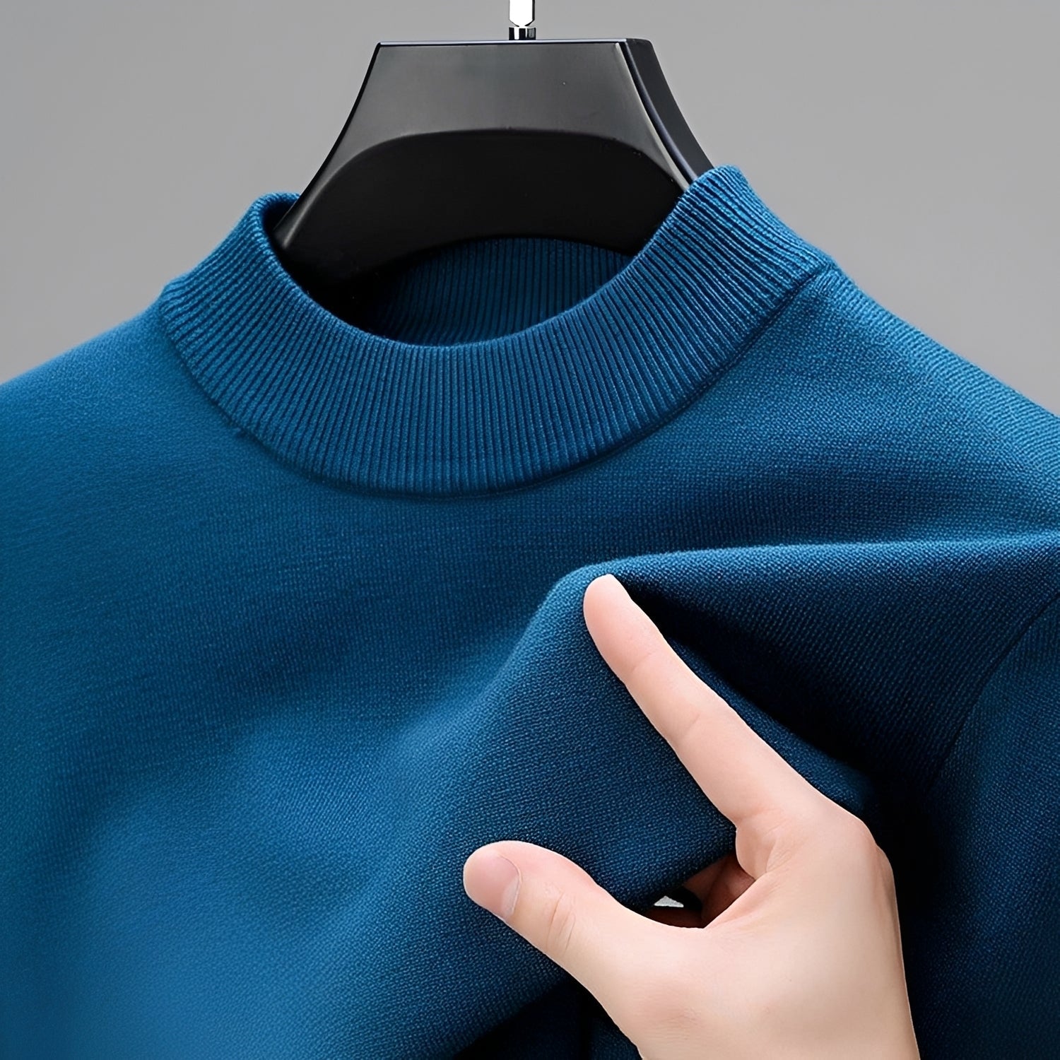 Giorgio - Casual Men's Sweater with Hem