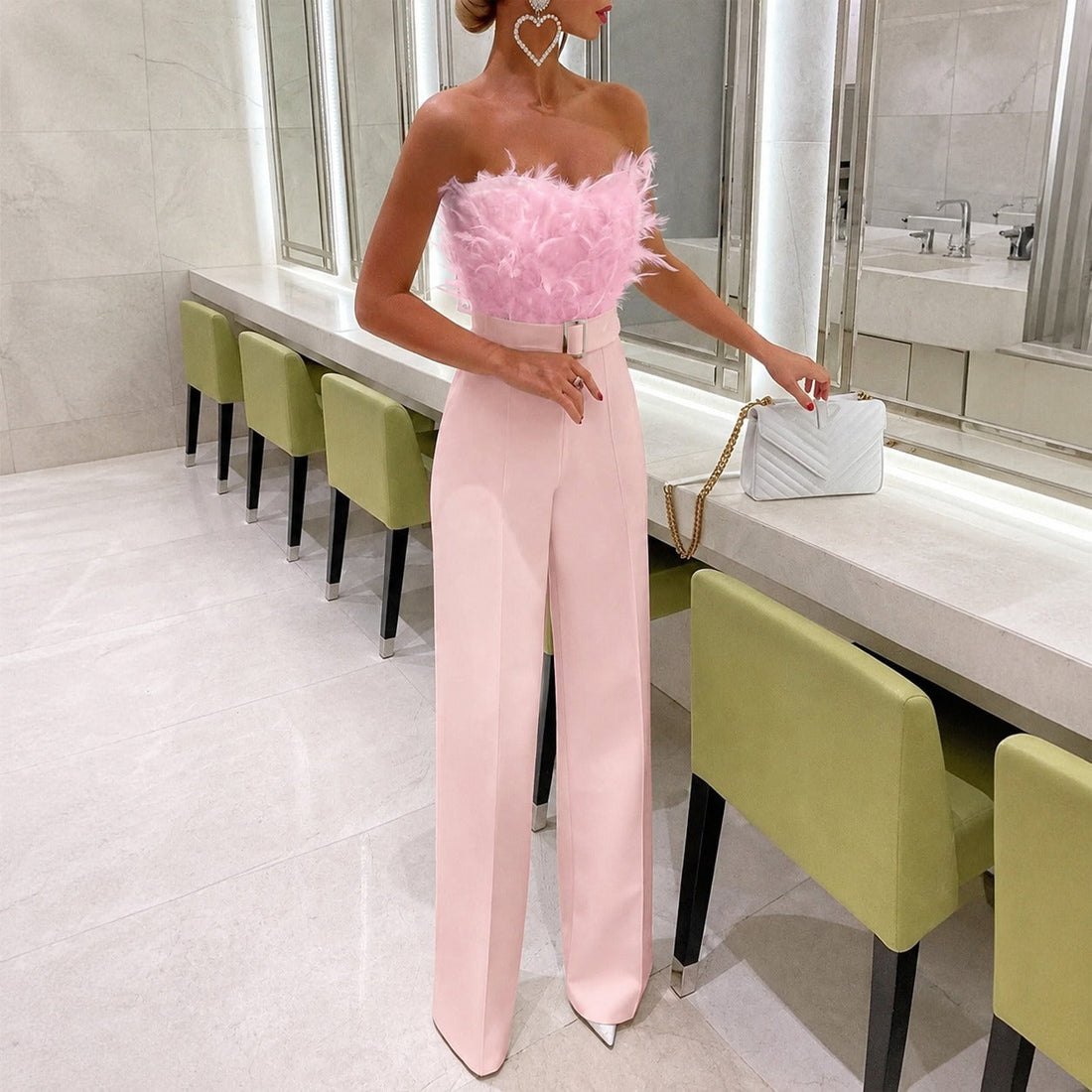 Frola - Stylish Jumpsuit with Bandeau Top