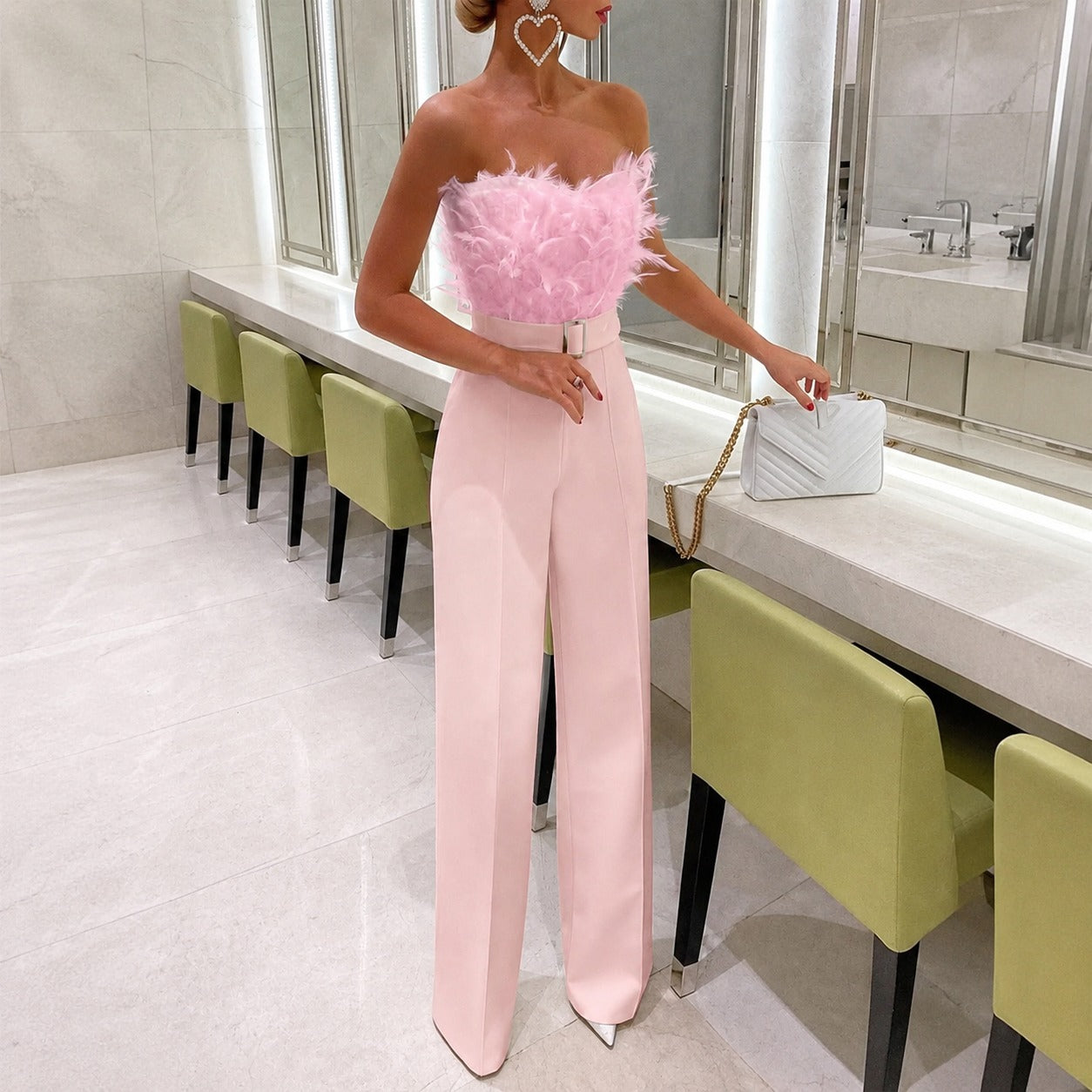 Frola - Stylish Jumpsuit with Bandeau Top