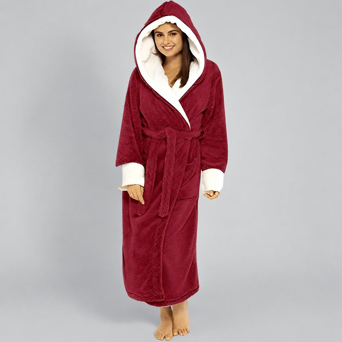 Aleta - Comfortable, long robe for women