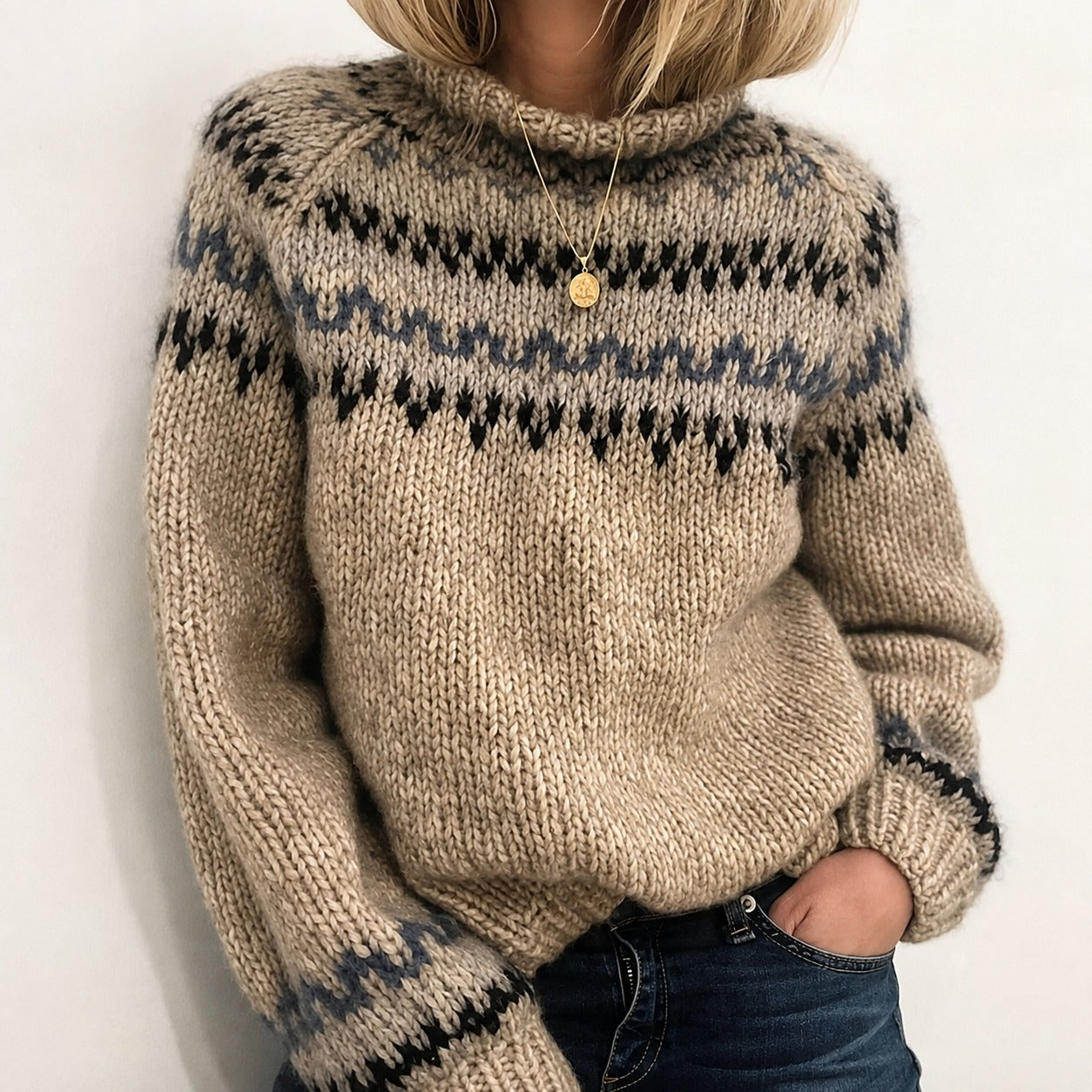 Oona - Cozy Icelandic Turtleneck Sweater