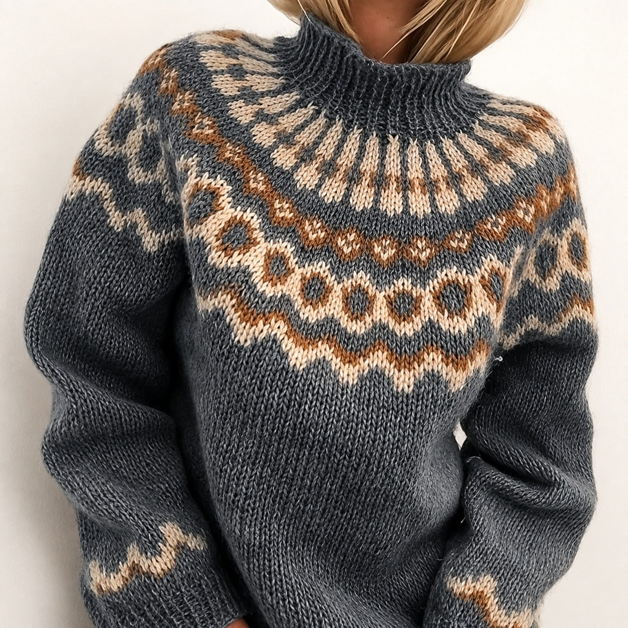 Oona - Cozy Icelandic Turtleneck Sweater