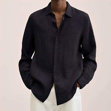 Calvin - Long-sleeved shirt for men made of lightweight fabric
