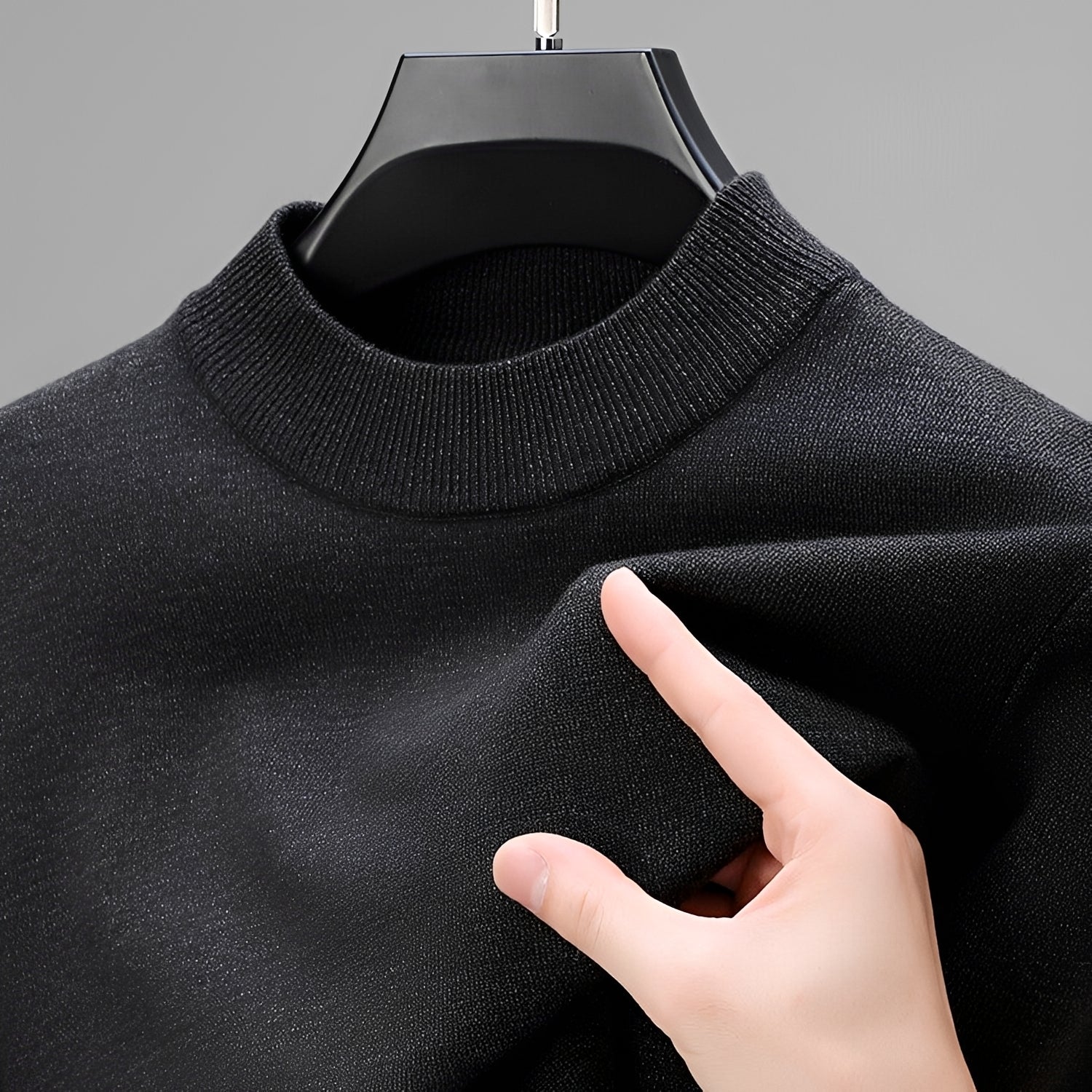 Giorgio - Casual Men's Sweater with Hem