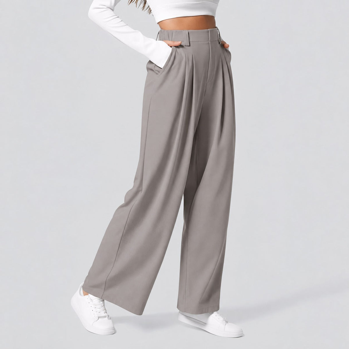 Montana - Stretchy Straight-Leg Pants for Women