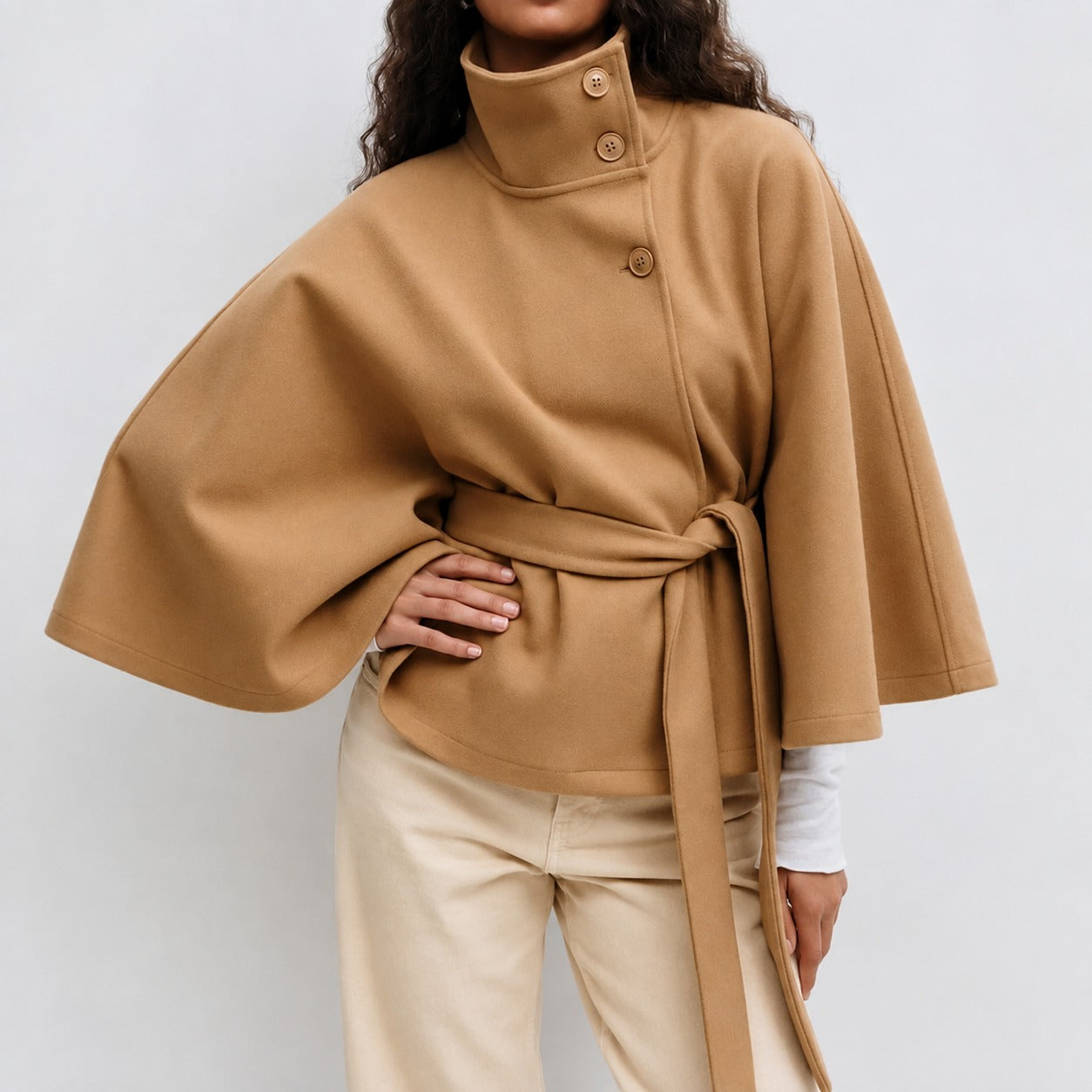 Loraine - Stylish women's jacket with belt