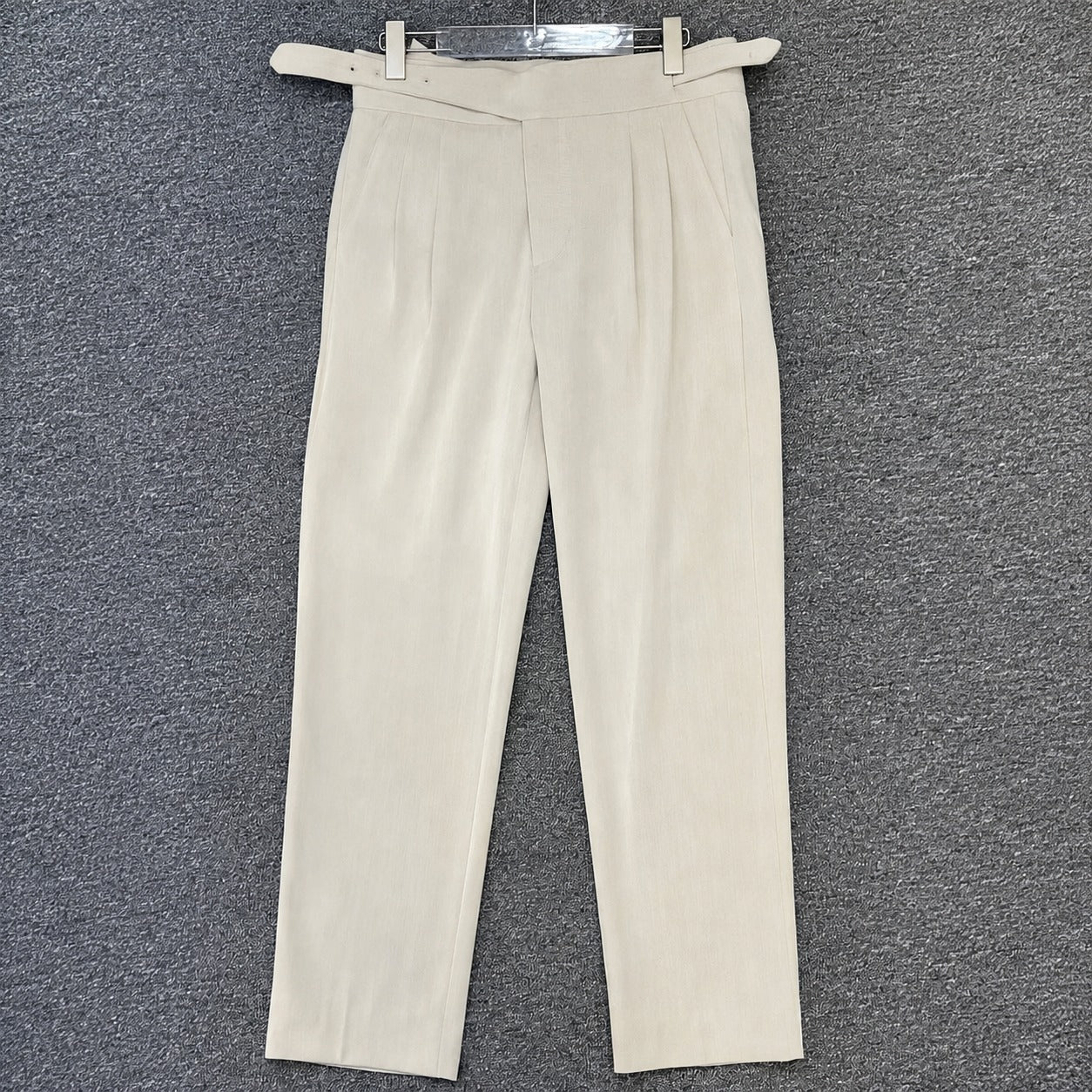 Bronson - Men's formal pants with adjustable buckle