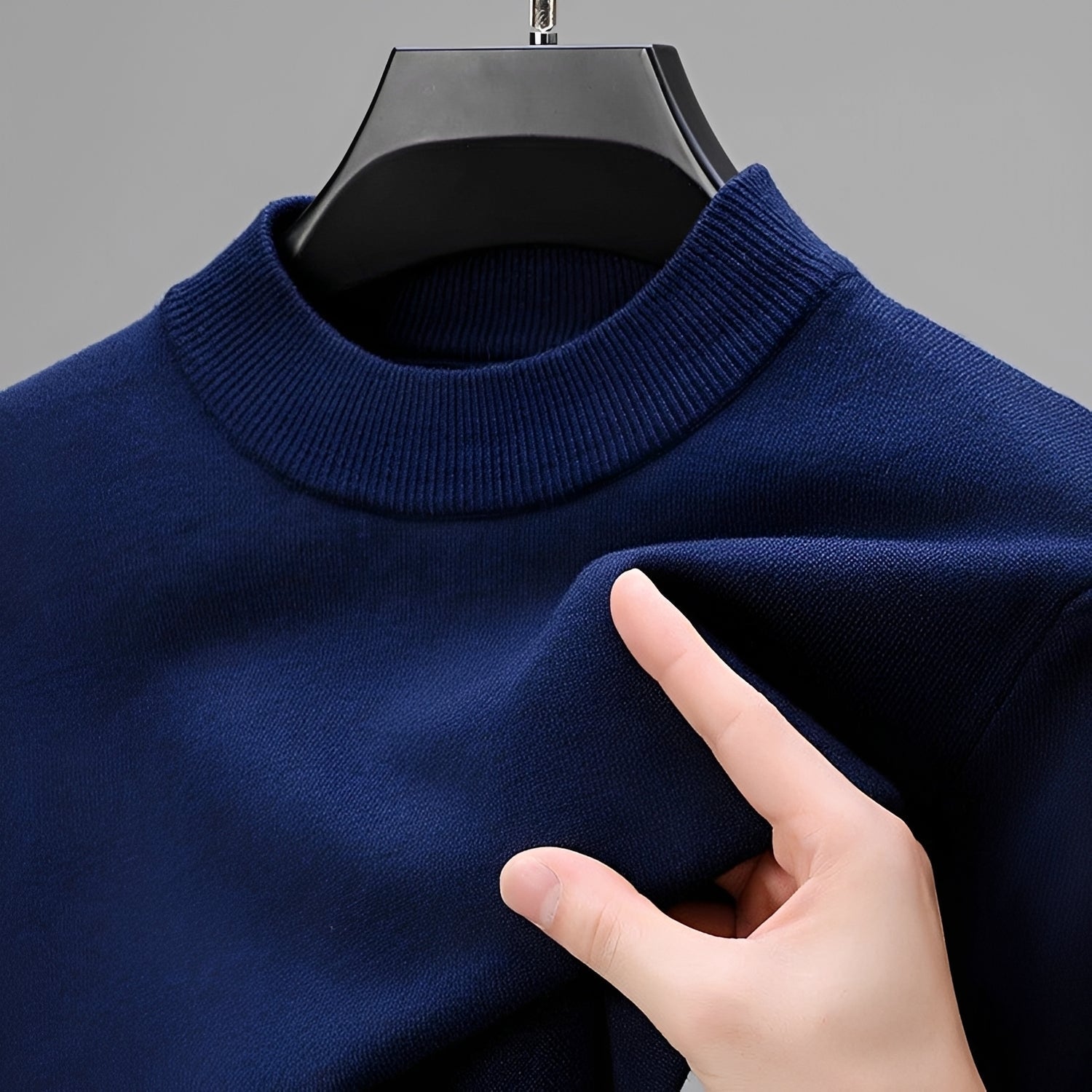Giorgio - Casual Men's Sweater with Hem