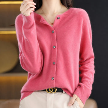 Ina - Elegant Women's Crew Neck Sweater