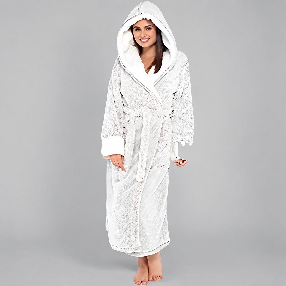 Aleta - Comfortable, long robe for women