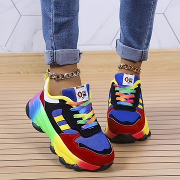 Erika - Cozy Rainbow Shoes