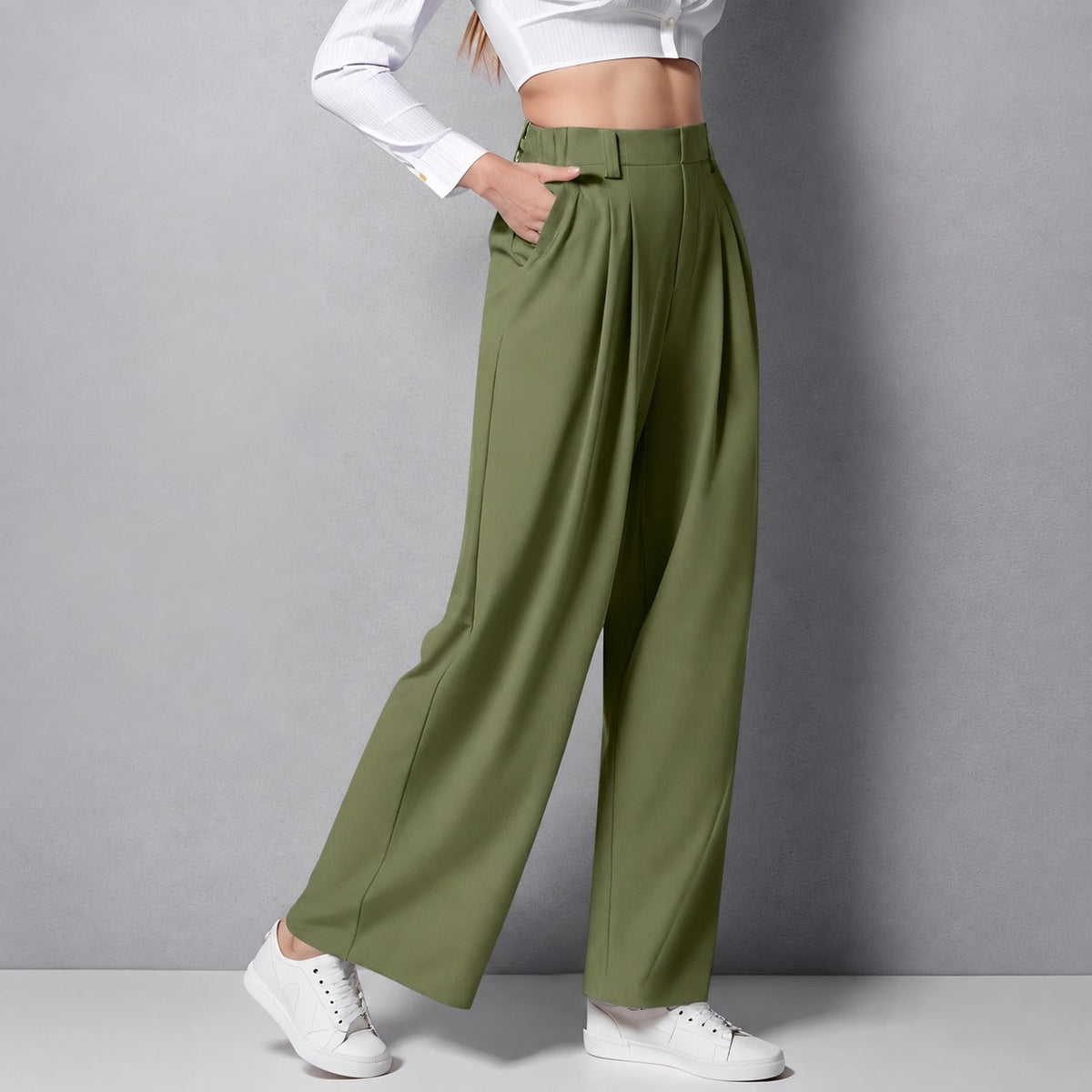 Montana - Stretchy Straight-Leg Pants for Women