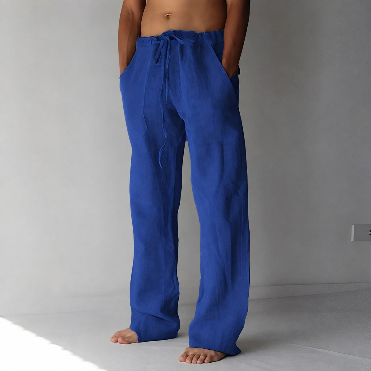 Bruce - Casual men's pants in relaxed style