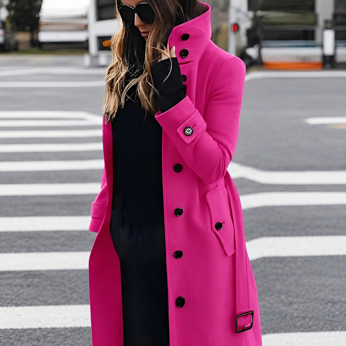 Mikaela - Elegant, Slim Coat for Women