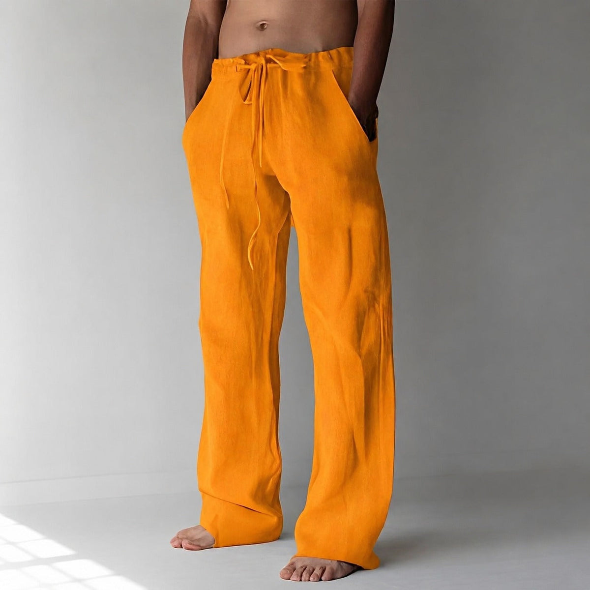Bruce - Casual men's pants in relaxed style