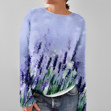 Liliane - Trendy crew neck sweater
