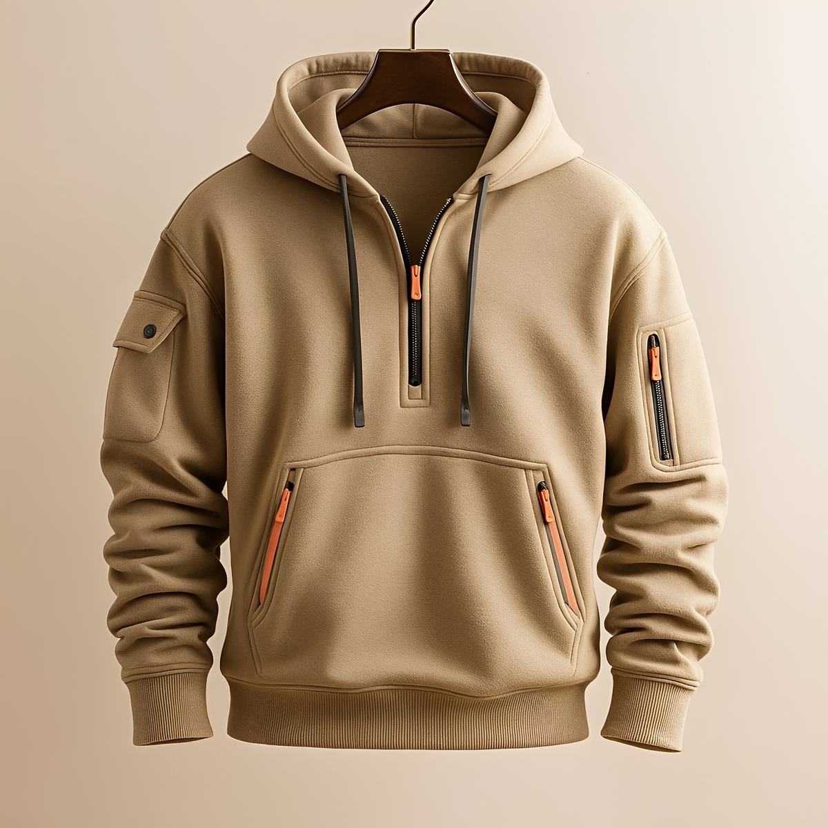 Burton - Comfortable half-zip hoodie