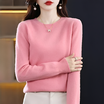 Shynna - Elegant and soft round-neck sweater
