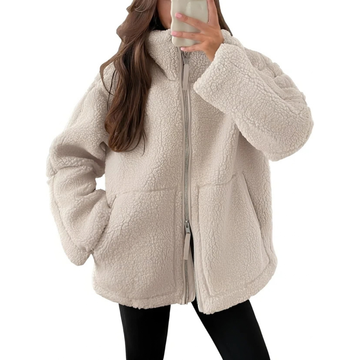 Rowena - Elegant and warm jacket with zipper