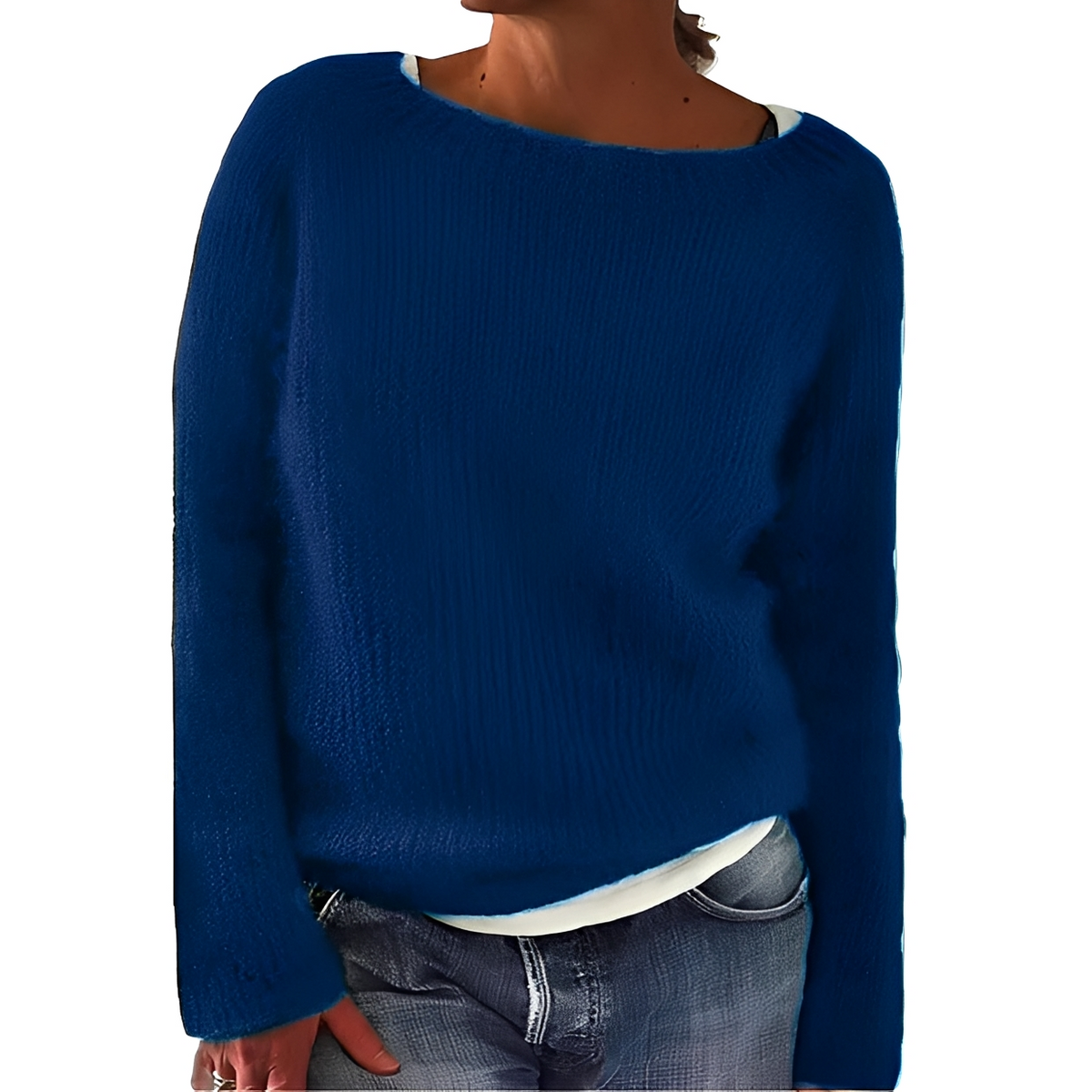 Angelia - Warm and soft crew neck sweater