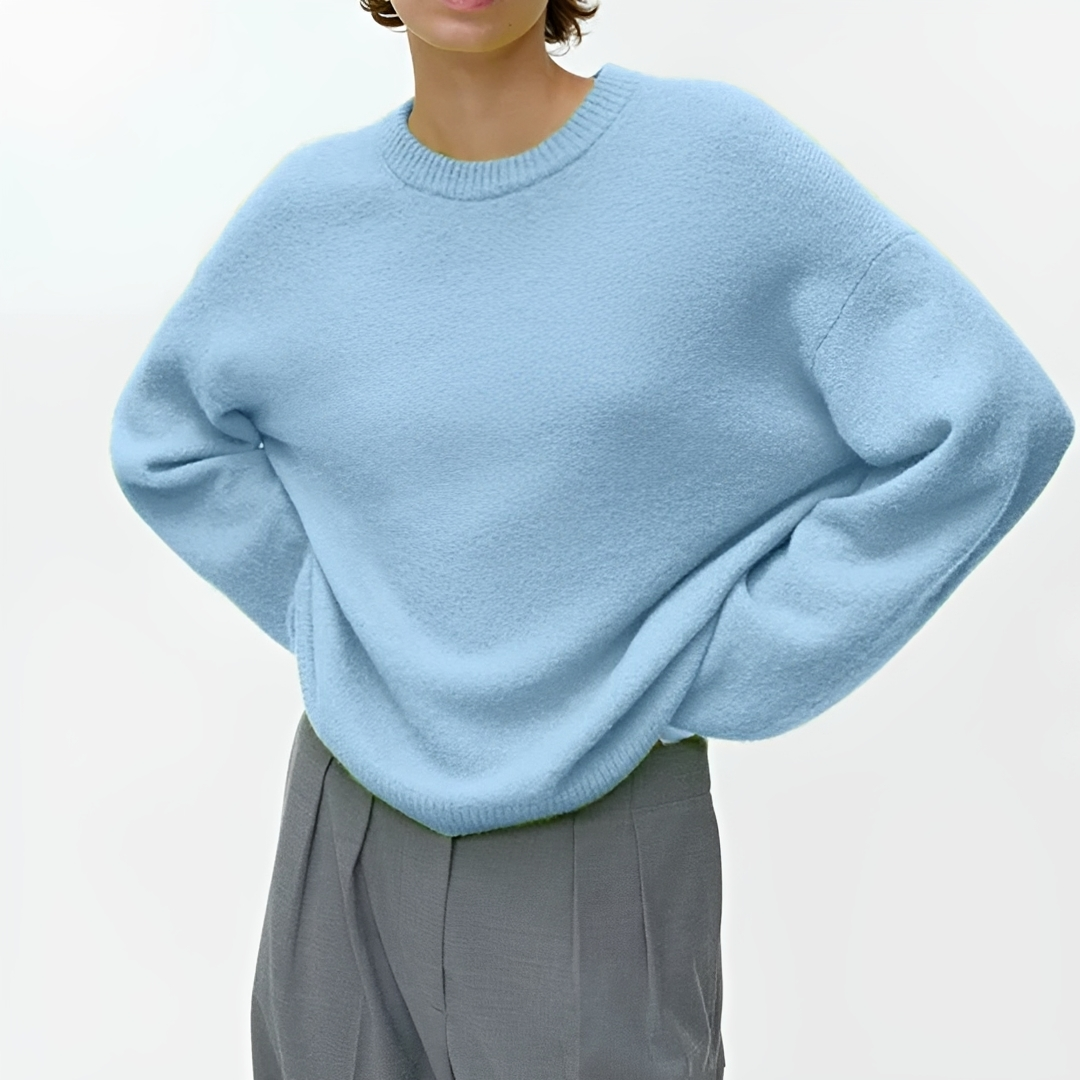 Clariza - Cozy and warm crew neck sweater