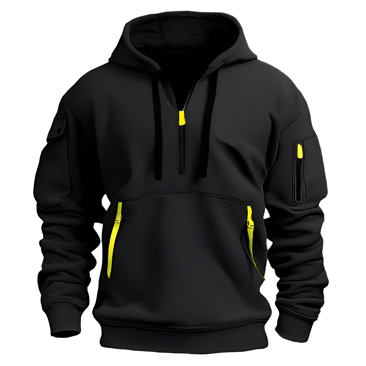 Norton - Durable half-zip hoodie