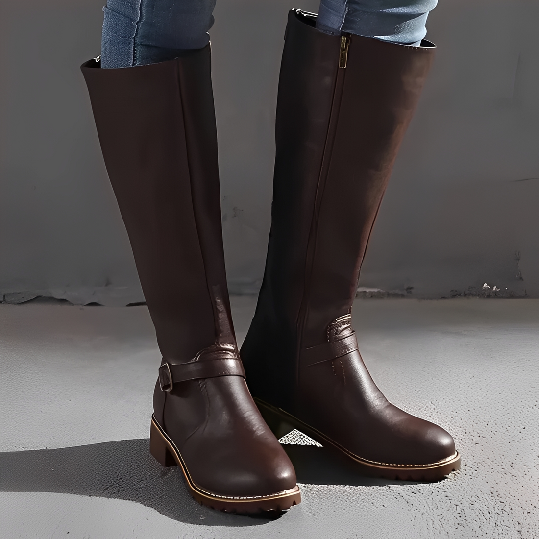 Livie - Stylish boots with zipper