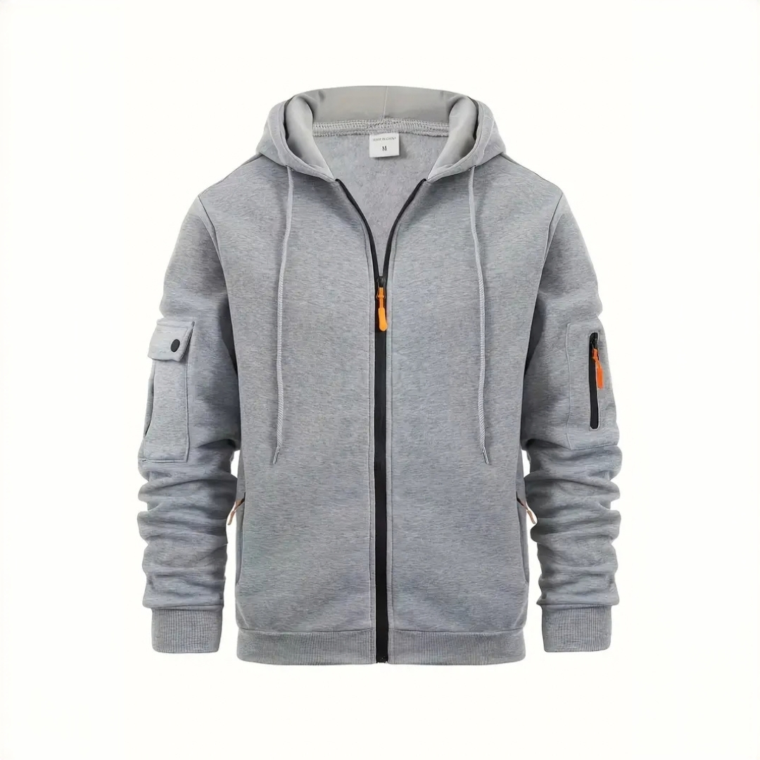 Ralph - Comfortable zip-up hoodie
