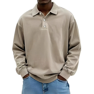 Clayton - Classic and warm long-sleeve shirt