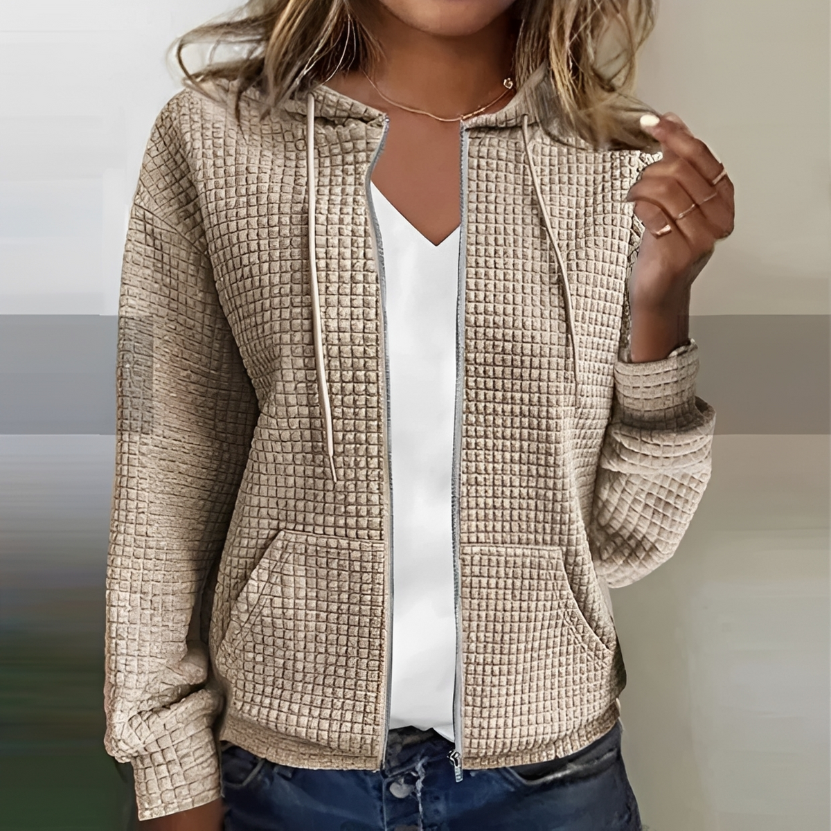 Kristel - Trendy jacket with zipper
