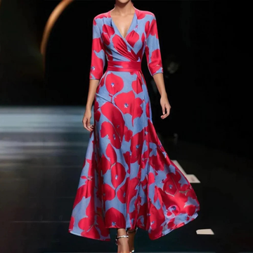 Yuna - Elegant wrap dress