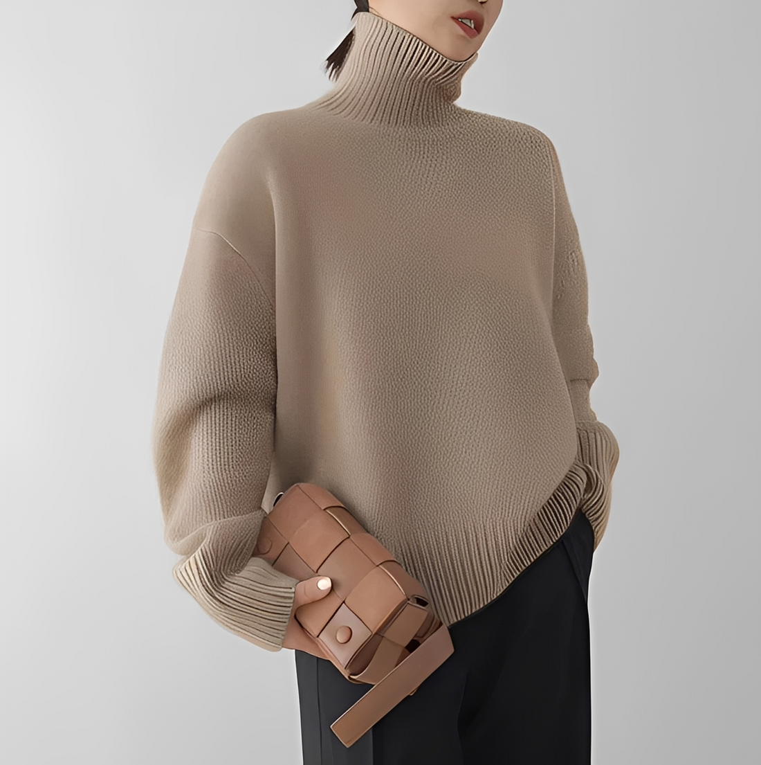 Clémentine - Cozy turtleneck sweater